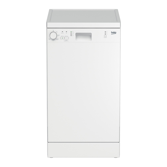 Beko DFS05X10W Slimline Dishwasher Manuals