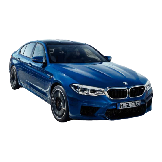 BMW M5 Owner's Handbook Manual