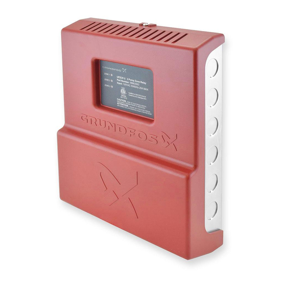Grundfos UPZCP-3 Installation And Operating Instructions Manual
