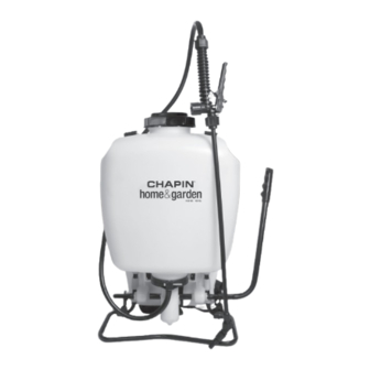 Chapin 60100 Use And Care Manual