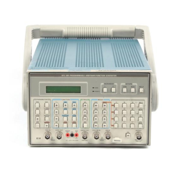 Tektronix AFG 5101 Instruction Manual