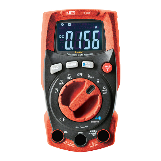 RS PRO RS-960BT Instruction Manual