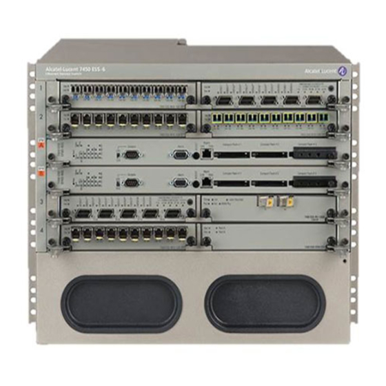 Alcatel-Lucent 7450 System Management Manual