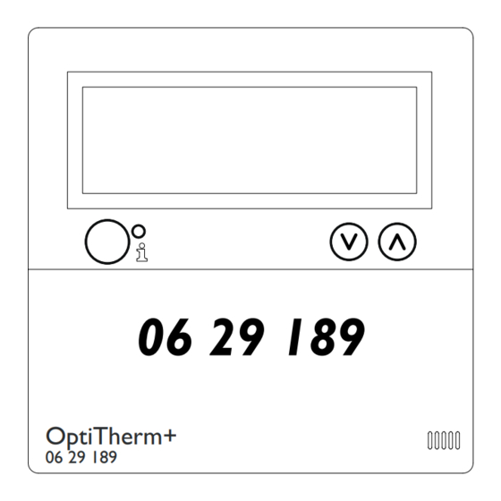 Mark OptiTherm Plus 06 29 189 Thermostat Manuals