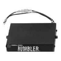 Federal Signal Corporation Rumbler 2 Installation And Operation Instructions Manual
