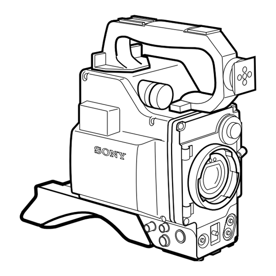 Sony DXC-327BK Operating Instructions Manual