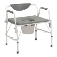 Drive Medical Deluxe Bariatric Drop-Arm Commode Manual
