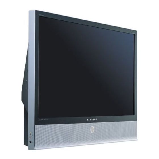 Samsung HL-P5063W Instruction Manual