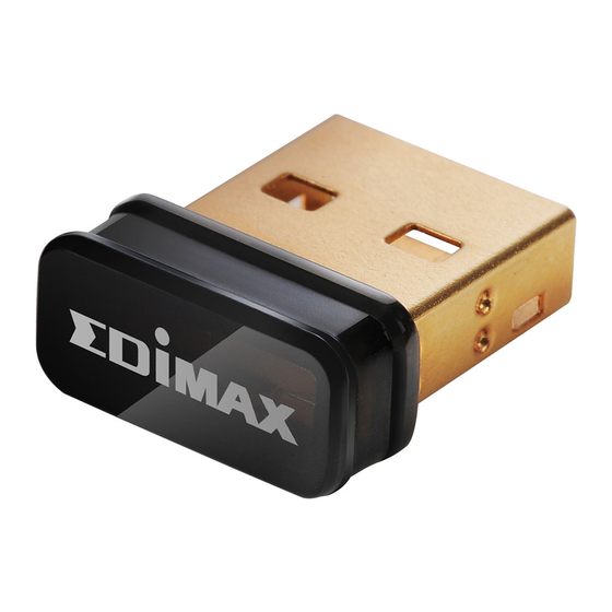 Edimax EW-7811Un Quick Installation Manual