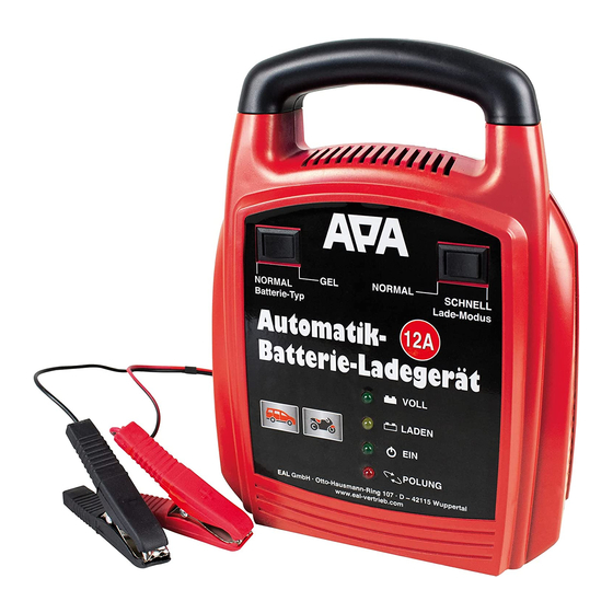 APA 16629 Operating Instructions Manual