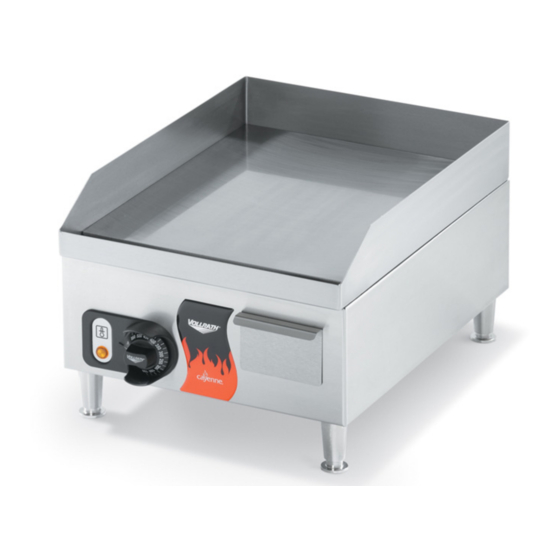 Vollrath Cayenne FTA7016 Operator's Manual