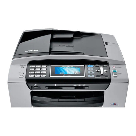 Brother MFC490CW - Color Inkjet - All-in-One Guía Del Usuario