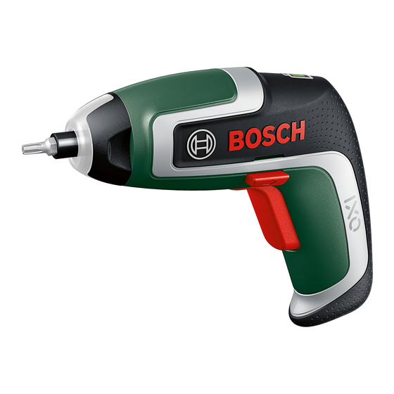 Bosch ixo manual sale