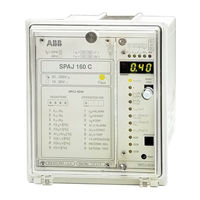 Abb SPAJ 160 C User Manual And Technical Description