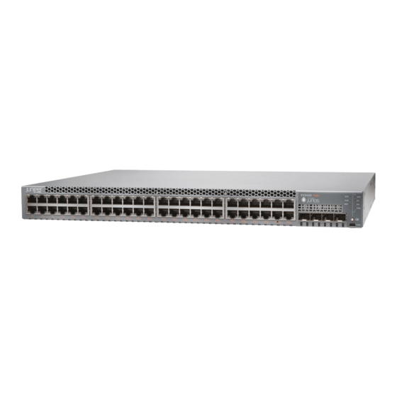 Juniper EX3400 Quick Start