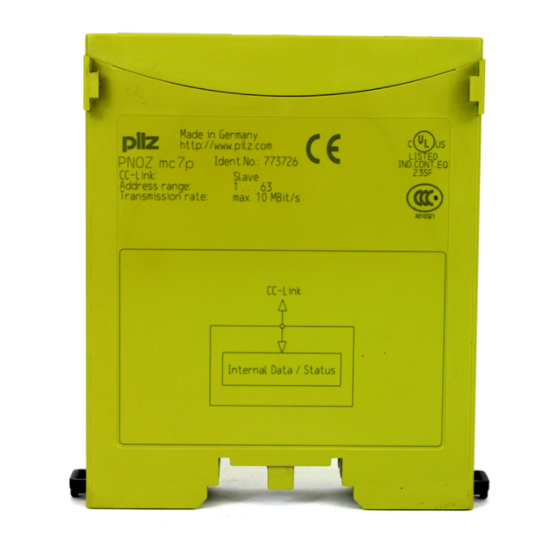 Pilz PNOZ mc7p Manual