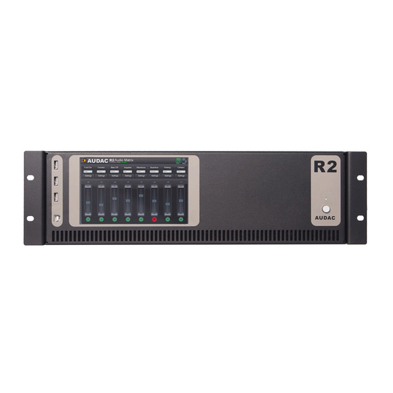 AUDAC R2 User Manual