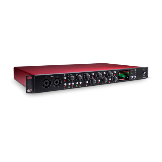 Focusrite Scarlett OctoPre User Manual