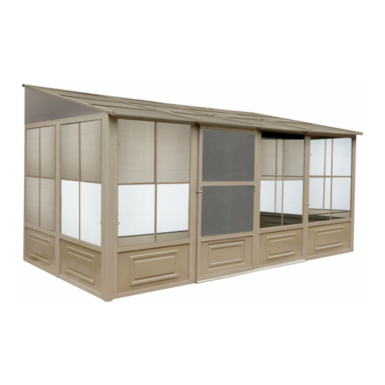 Gazebo penguin W1608MR-12 Assembly Instructions Manual