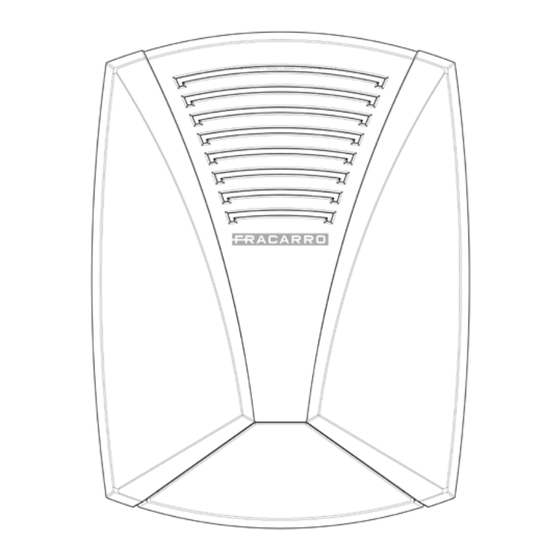 Fracarro SEL70LED Operating Instructions