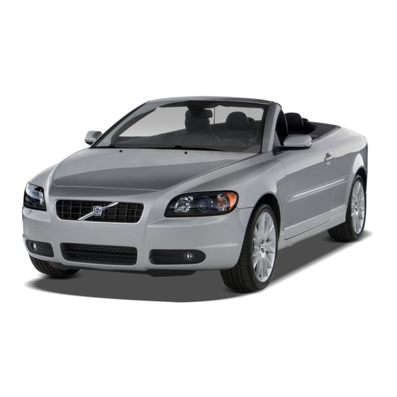 Volvo 2009 C70 Owner's Manual