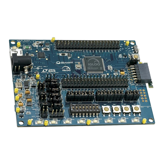 Actel AGLN-Z-NANO-KIT Quick Start Card