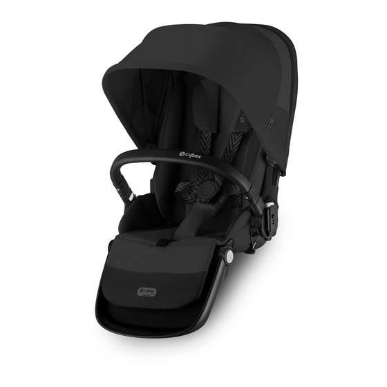 CYBEX gold Gazelle S 2nd Seat Unit Manual