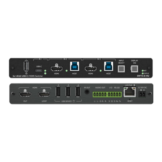Kramer SWT3-31-HU User Manual