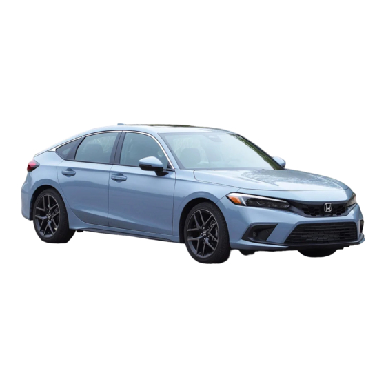 User Manuals: Honda CIVIC Hatchback 2022 Performance