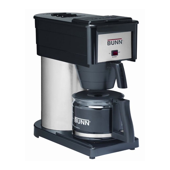 Bunn Home Brewer Use And Care Manual