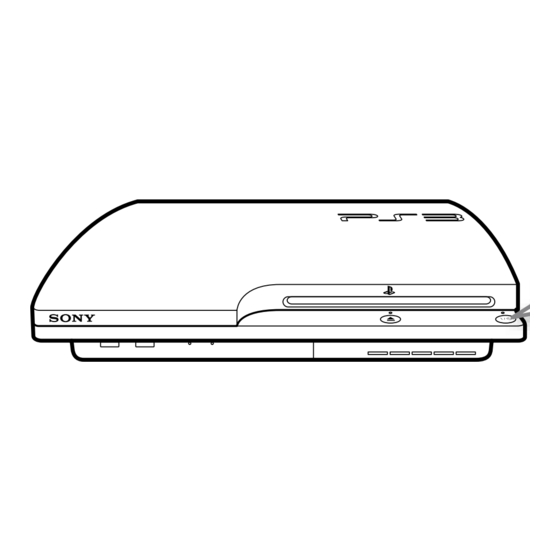 Sony Playstation 3 CECH-2004B Instruction Manual