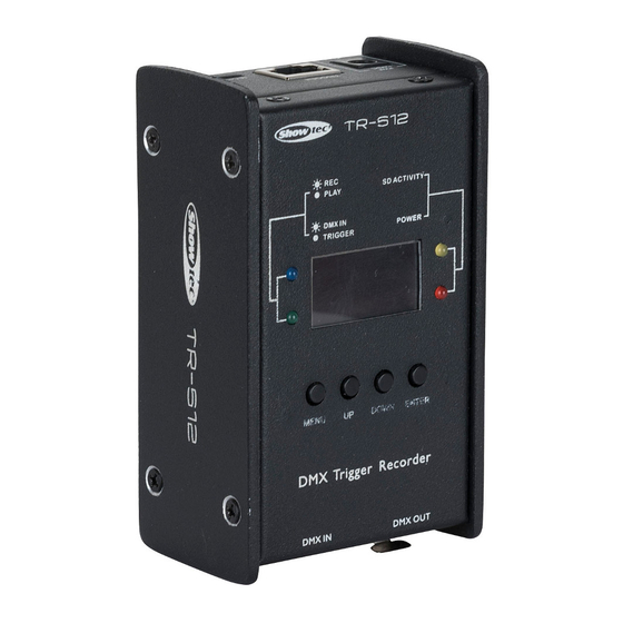 SHOWTEC TR-512 Manual
