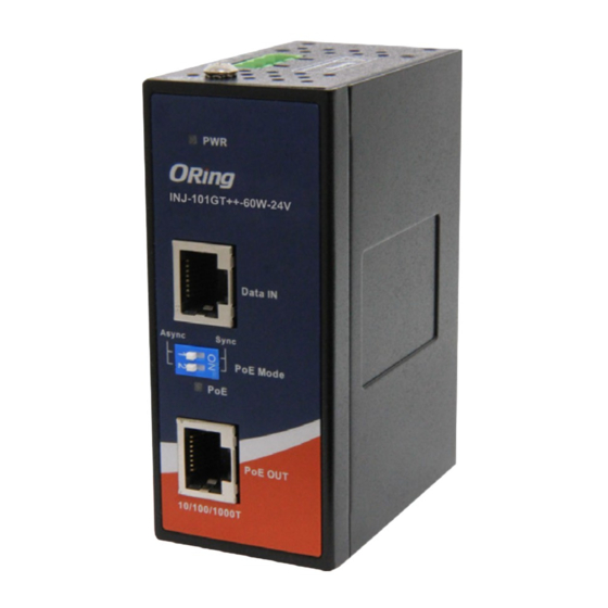 ORiNG INJ-101GT++ Series Quick Installation Manual
