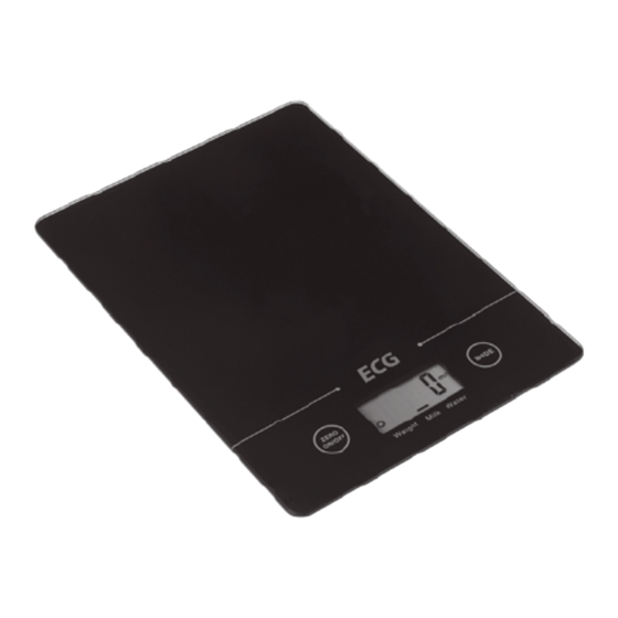 ECG KV 117 SLIM Instruction Manual
