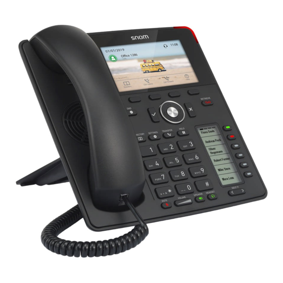 Snom D785N User Manual