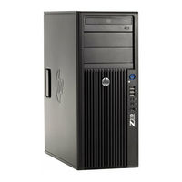 HP Xw8400 - Workstation - 4 GB RAM Support Manual