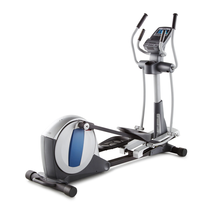 Reebok R 5.10 Elliptical Manuel De L'utilisateur