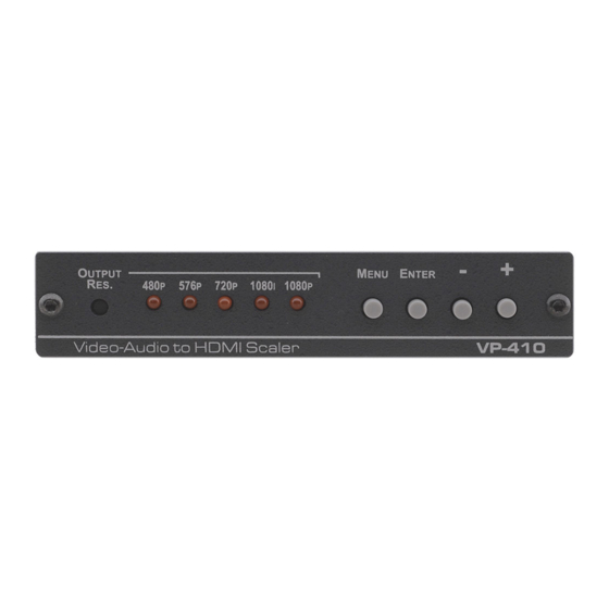 Kramer VP-410 User Manual