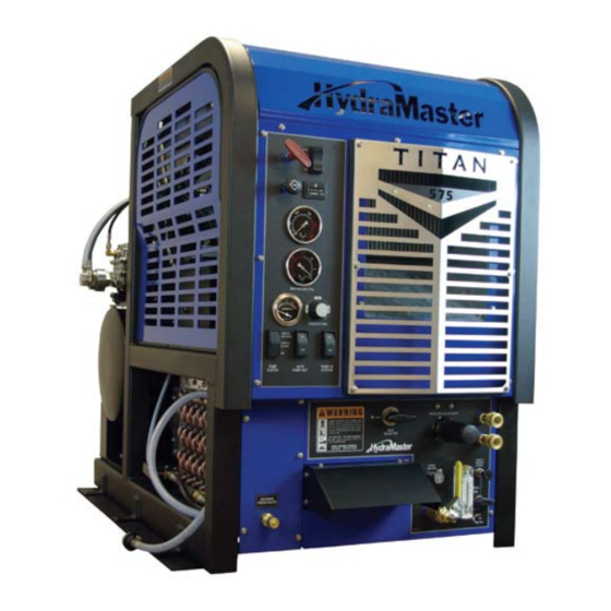 HydraMaster Titan 575 Owner's Manual