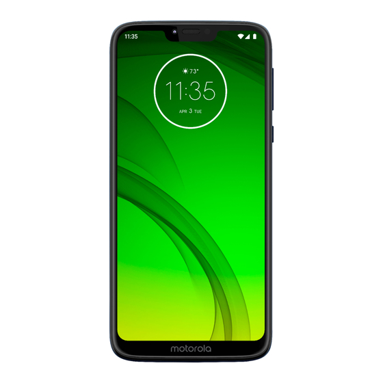 Motorola Moto G7 Power Read Me