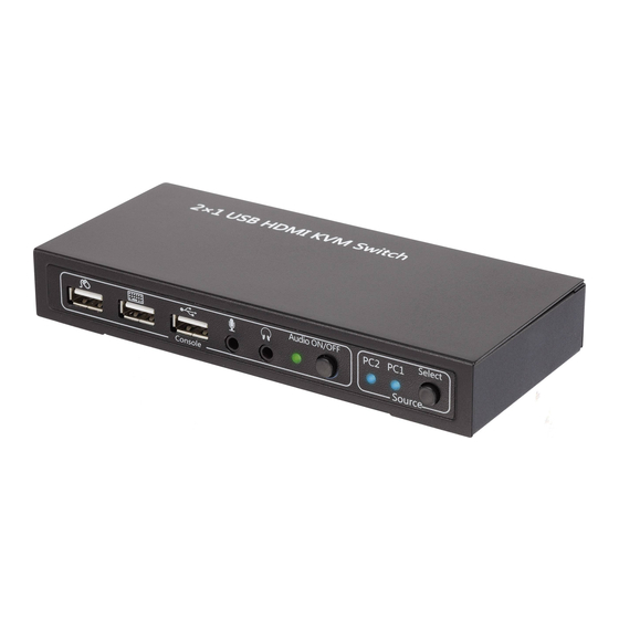 Conrad 1082615 USB KVM Switch Manuals
