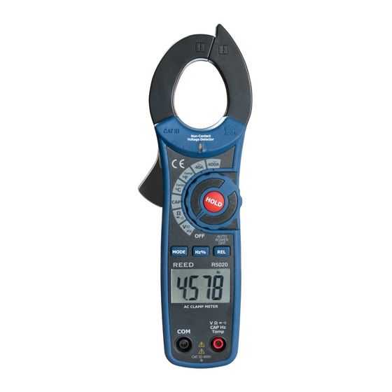 Reed Instruments R5020 Instruction Manual