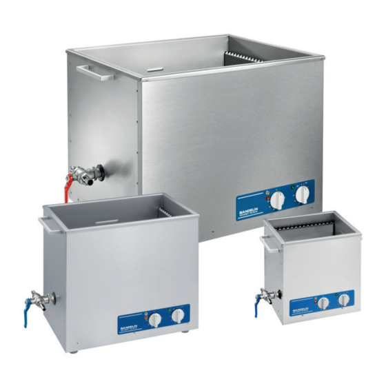 BANDELIN SONOREX TECHNIK RM 16.2 UH User Instructions