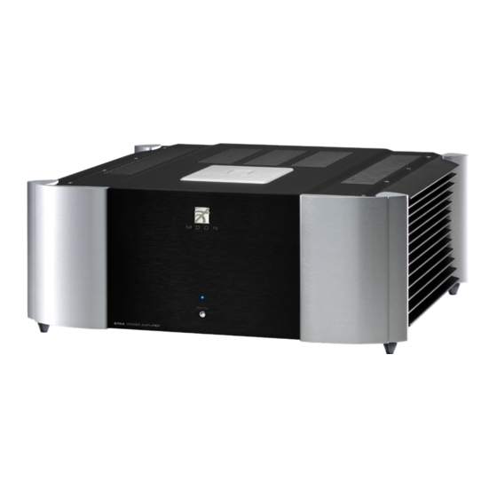 Simaudio MOON 870A Owner's Manual