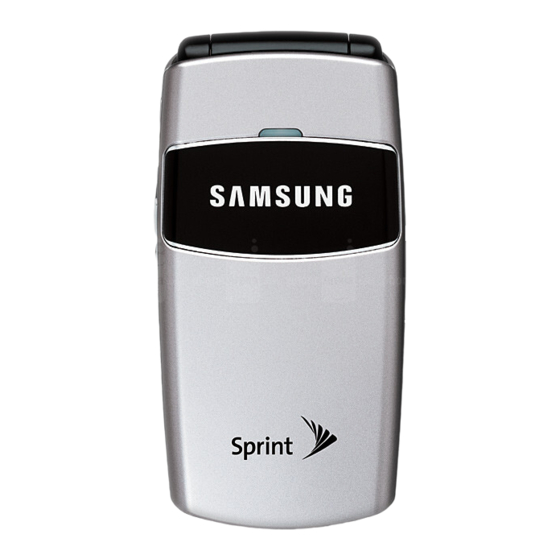 Samsung SPH-A420 User Manual