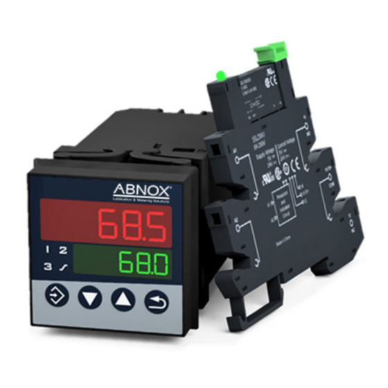 ABNOX AXTR Series Temperature Controller Manuals