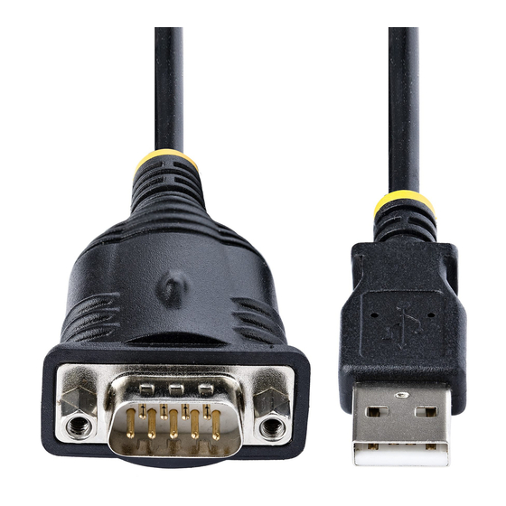 StarTech.com 1P3FP-USB-SERIAL Quick Start Manual