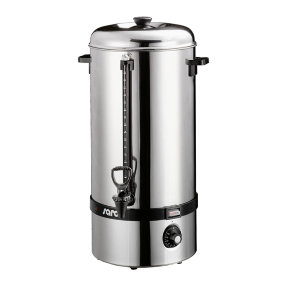 saro HOT DRINK Operating Instructions Manual