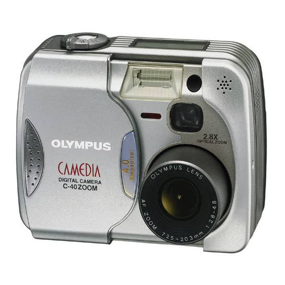 Olympus CAMEDIA C-40 Zoom Quick Start Manual