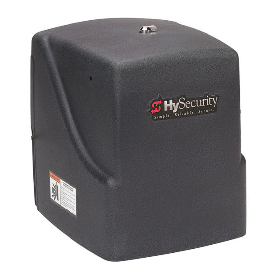 Nice HySecurity SlideSmart DC Series Installation And Programming Manual